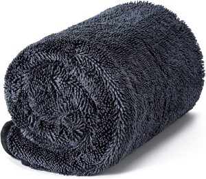 Large Microfiber Car Towels, super absorbent microfiber cleaning cloths, suitable for cars and bath towels, leaves no watermarks, scratches, or water stains, double-ply twisted design (36" x 24")